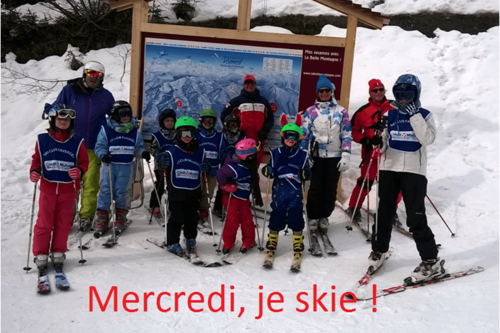 Mercredi, je skie !